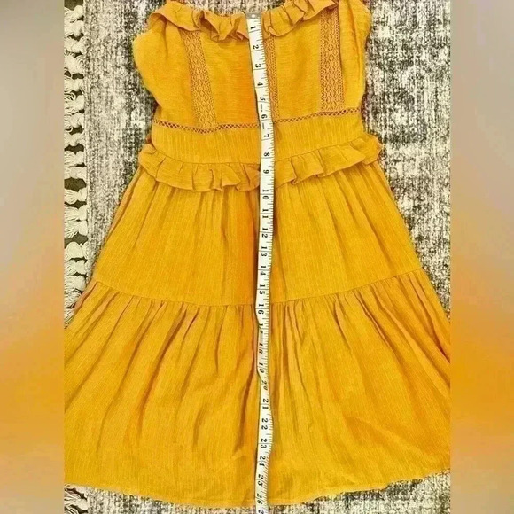 All In Favor Sweet tiered, flowy dress with ruffled details. Size Small - Picture 8 of 9